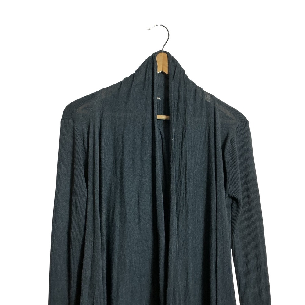 Lululemon Size 6 Gray Cashmere Blend Universal Wrap Cardigan Sweater Lightweight - Picture 3 of 6